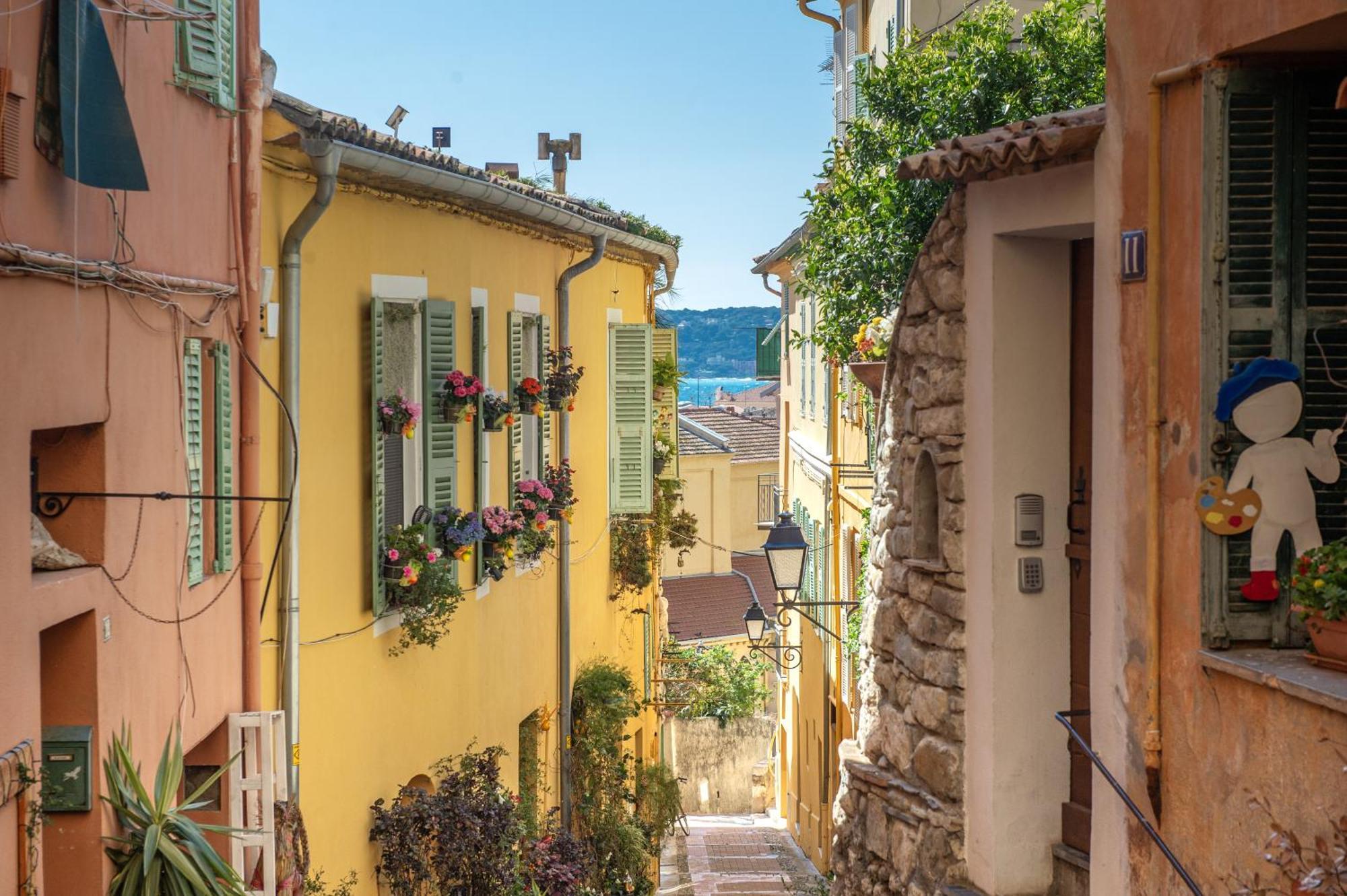 Palm Riviera - Vieille Ville De Menton - Vue Mer Exterior photo